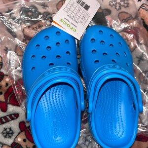 CROCS Kids Bright Blue Slippers